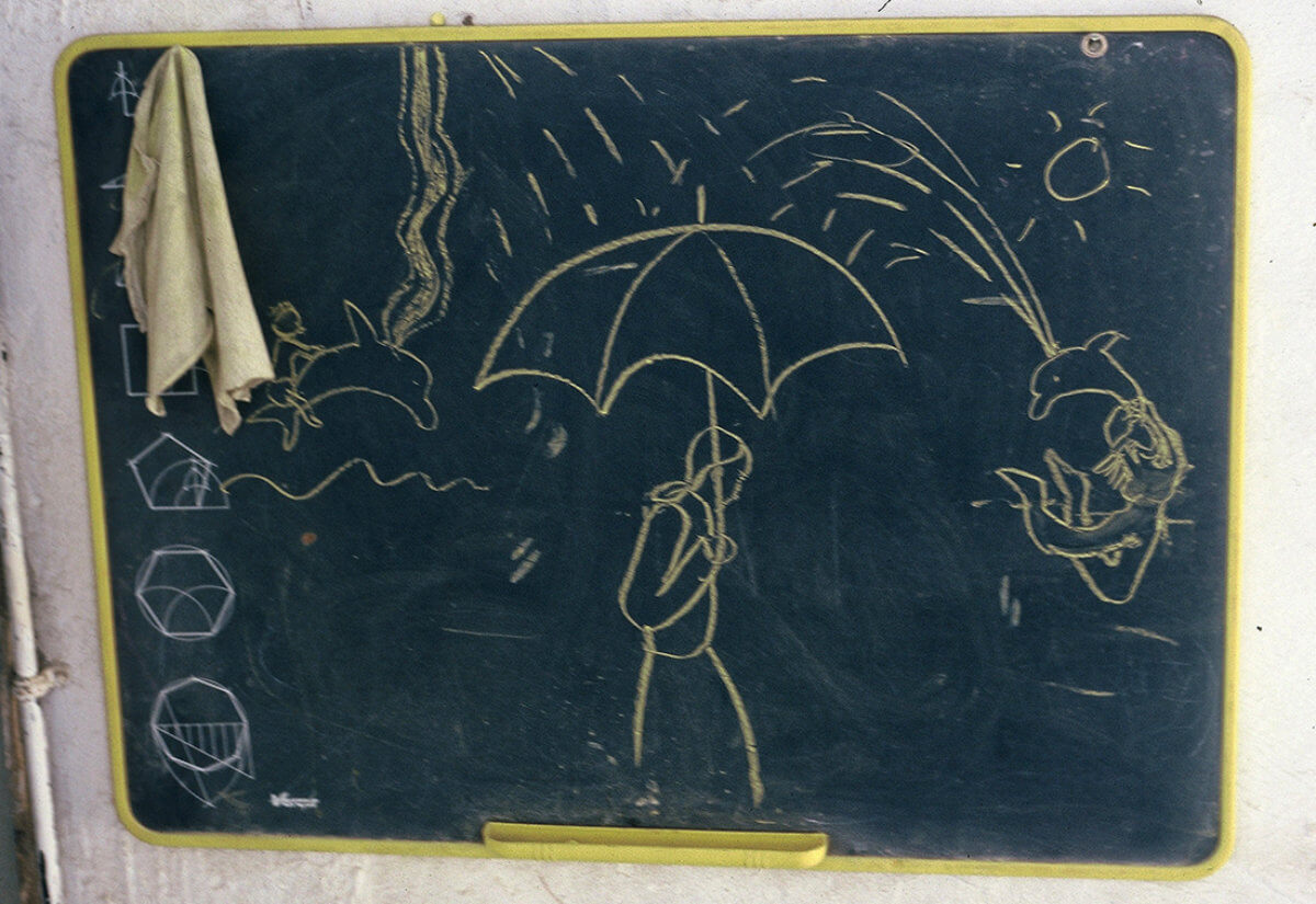 Blackboard 14, photography, 2001