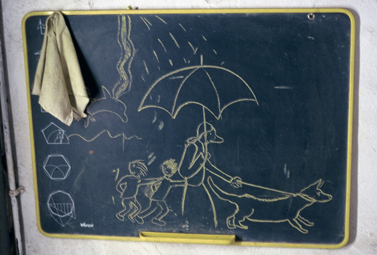 Blackboard 16, photography, 2001