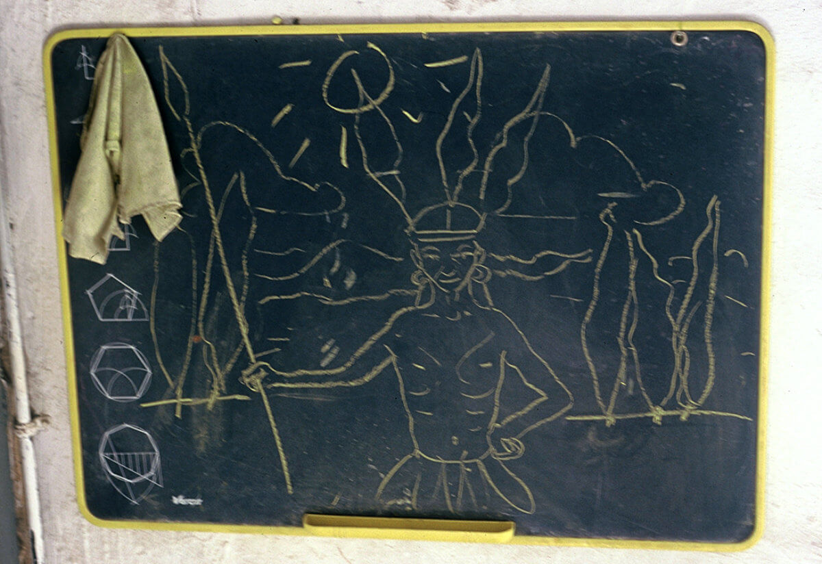 Blackboard 17, photography, 2001