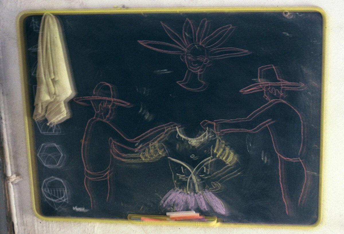 Blackboard 19, photography, 2001