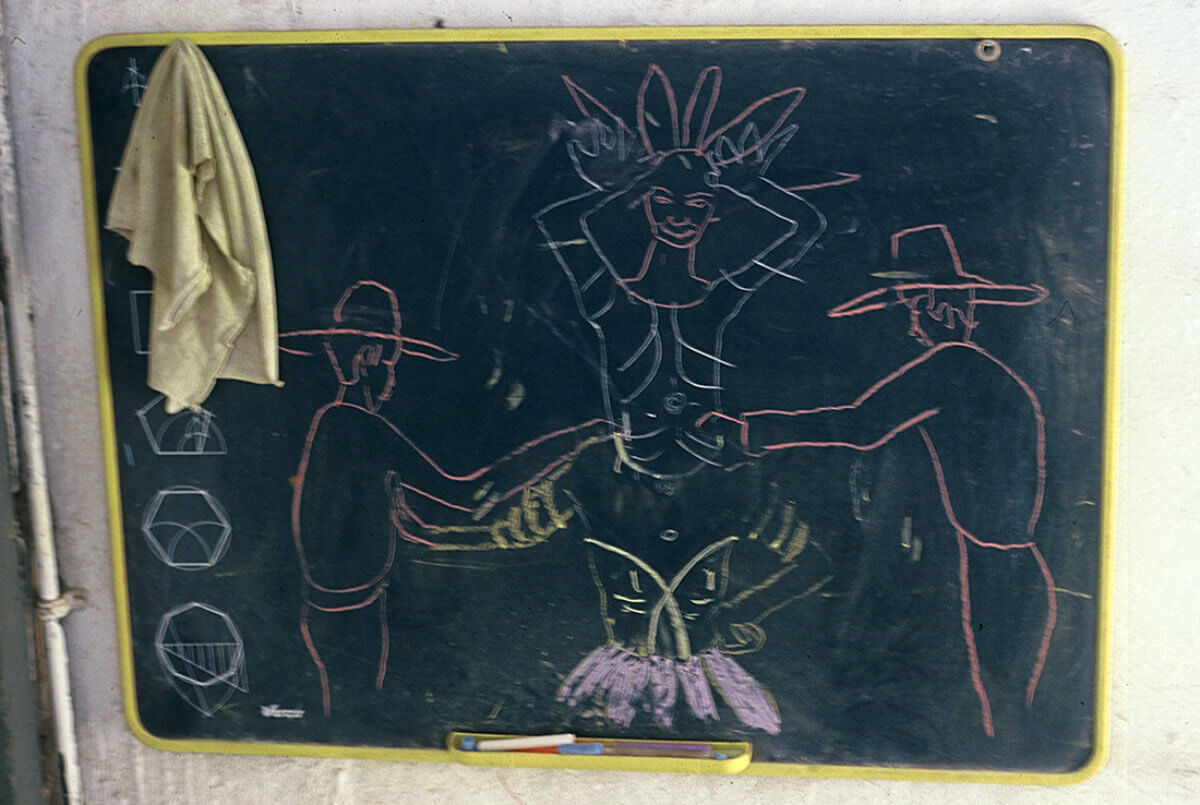 Blackboard 20, photography, 2001