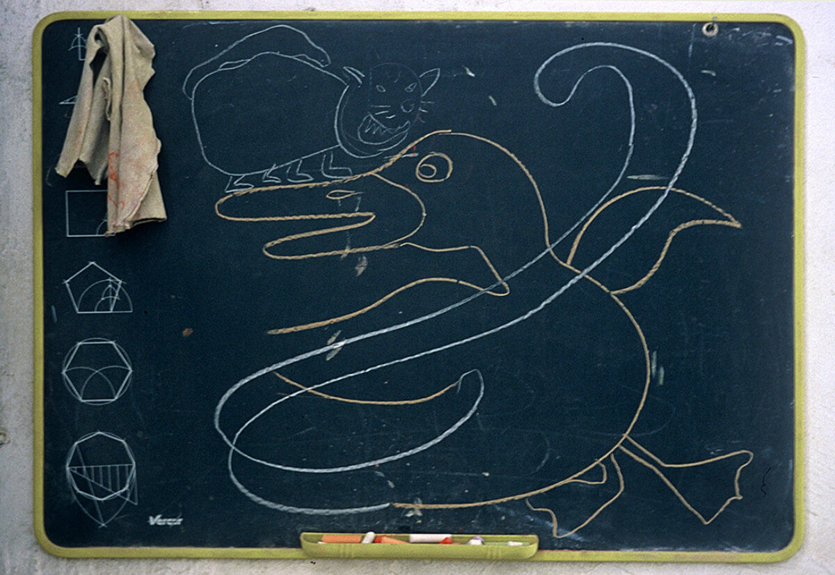 Blackboard 28, photography, 2001