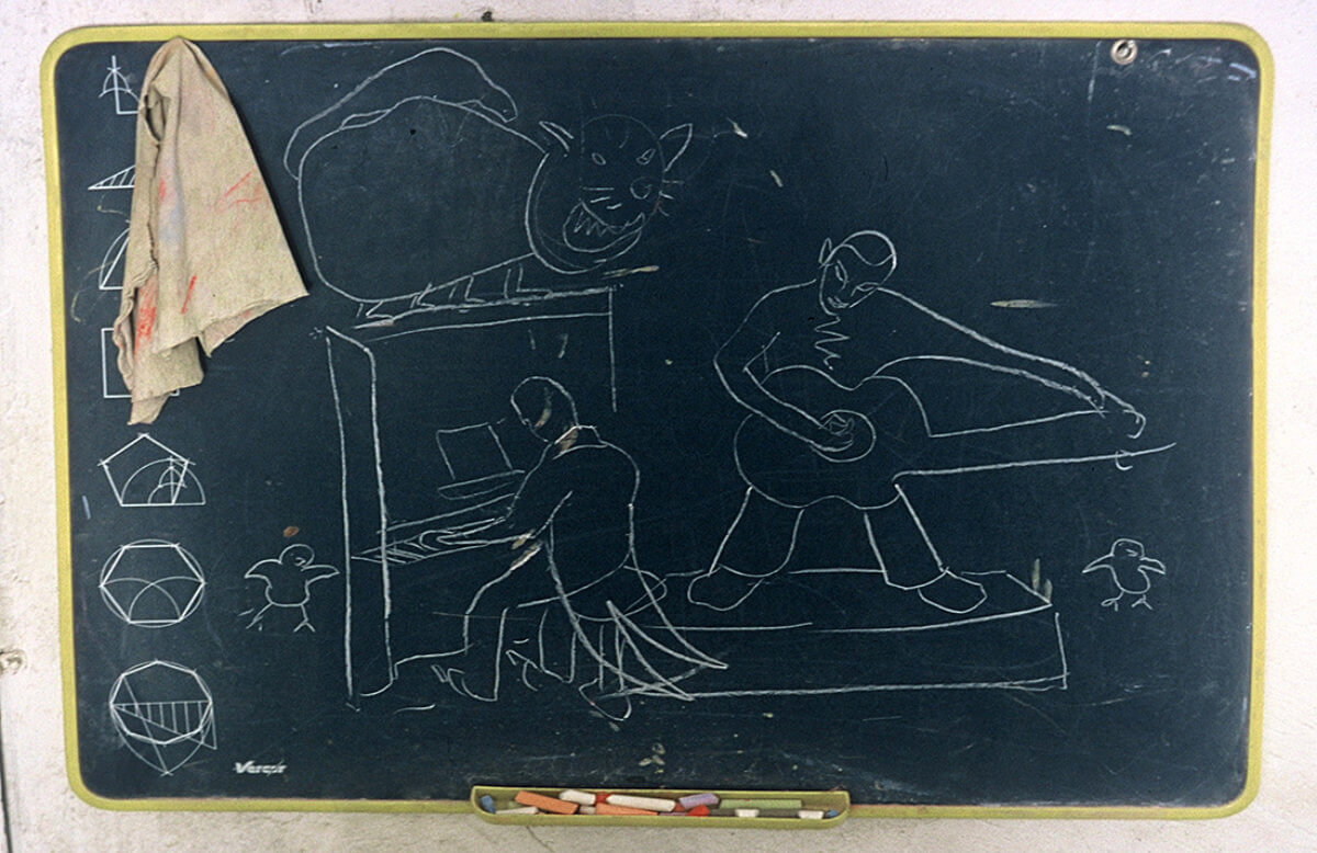 Blackboard 30, photography, 2001