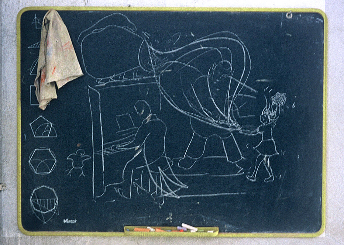 Blackboard 31, photography, 2001