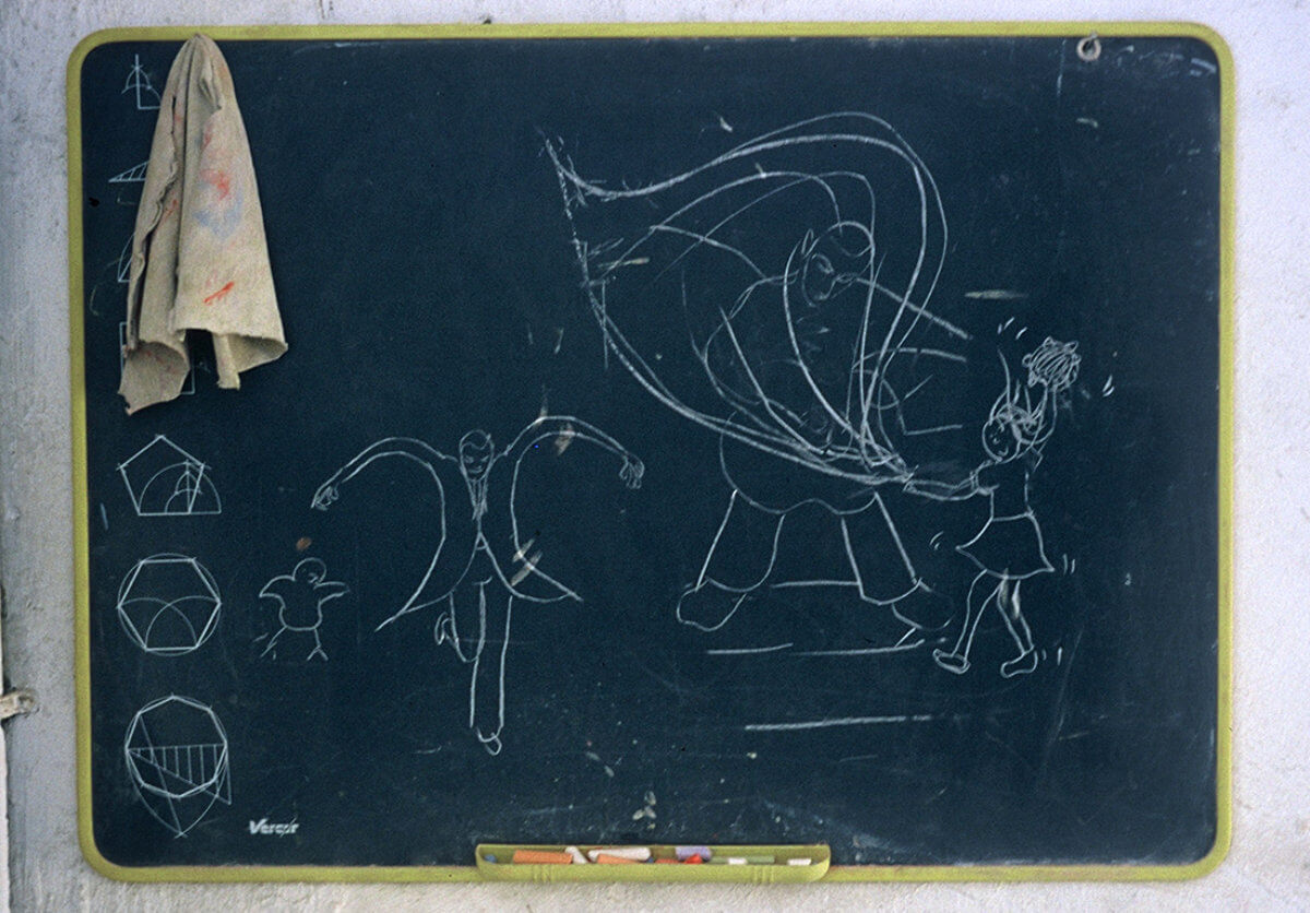 Blackboard 32, photography, 2001