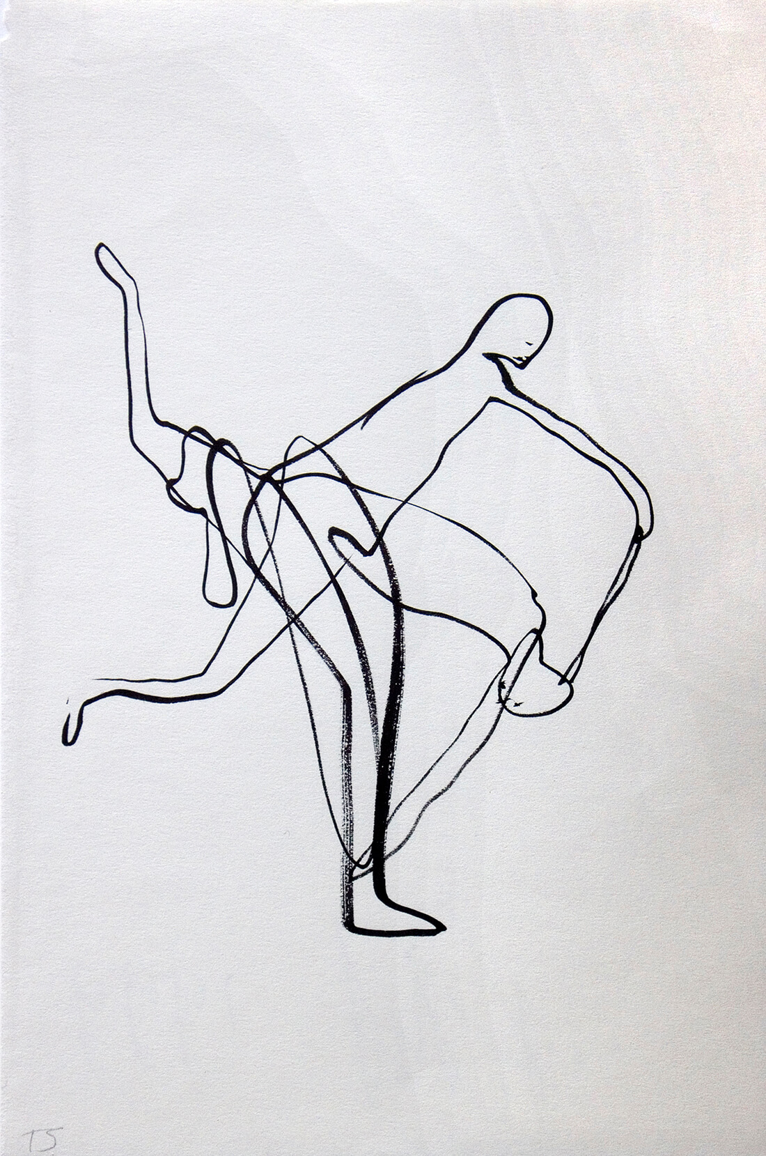 untitled (aikido). 23 x 14,5 cm, ink on paper, 2006