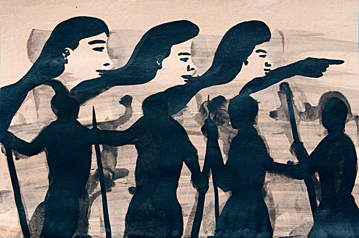 untitled (nornen). 38 x 50 cm, ink on paper, 2011