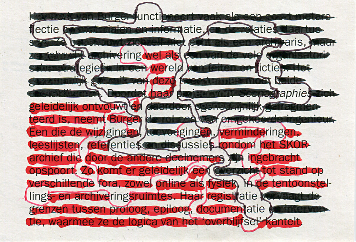 Uncti-ectie, 6.7 x 9.8 cm, ink on newspaper, 2013