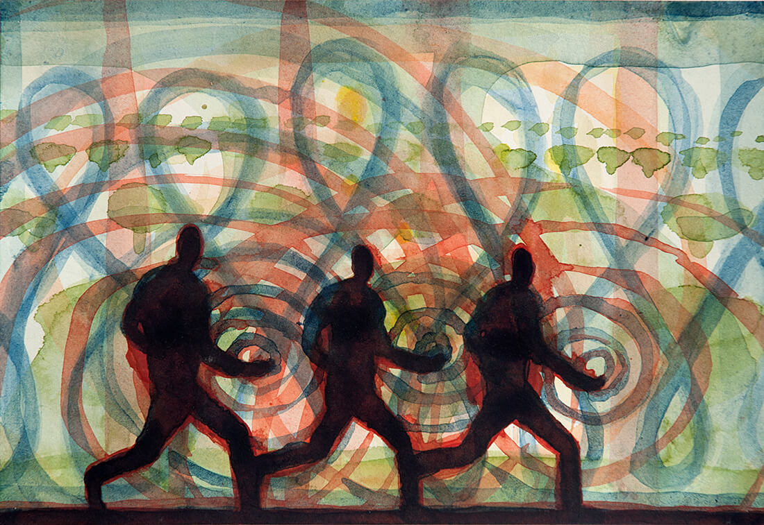 untitled (do the Maestrazgo), 18 x 26 cm, watercolour, 2016
