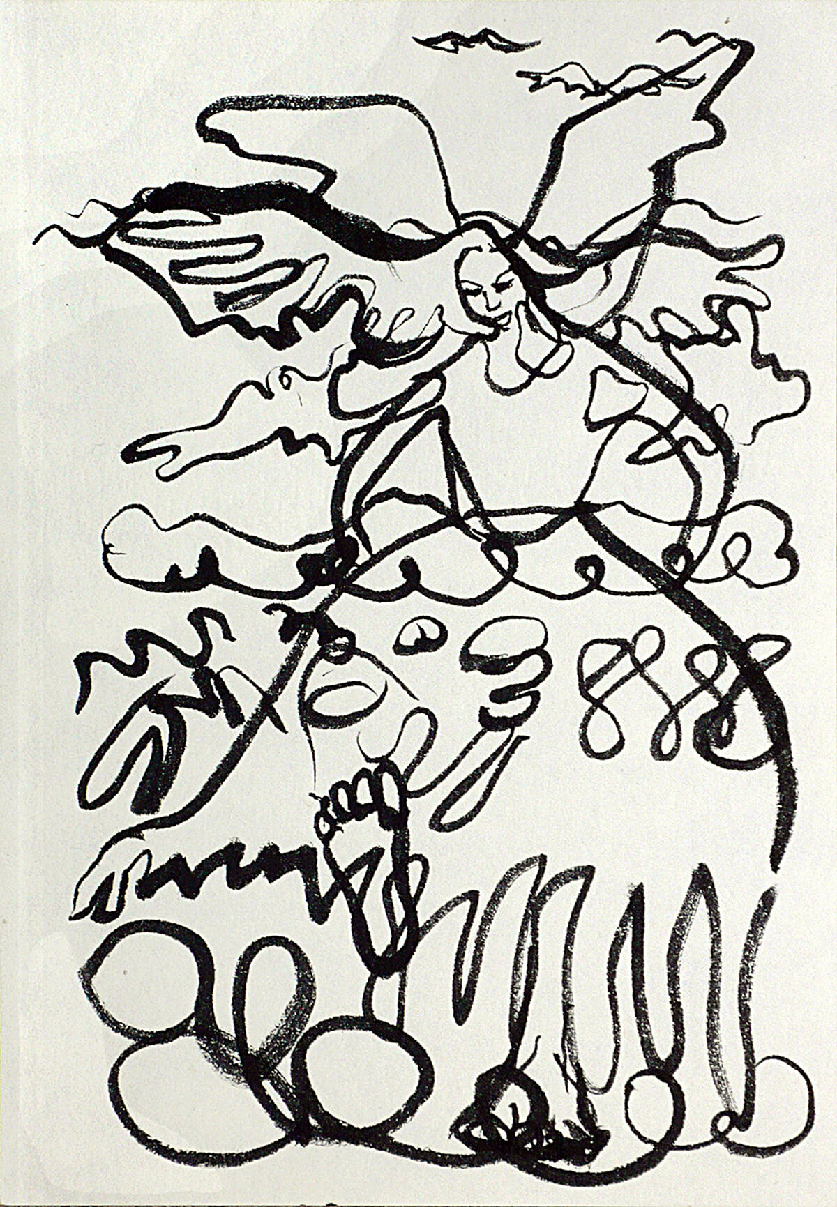untitled (bits and pieces angel), 15 x 10 cm, 2016