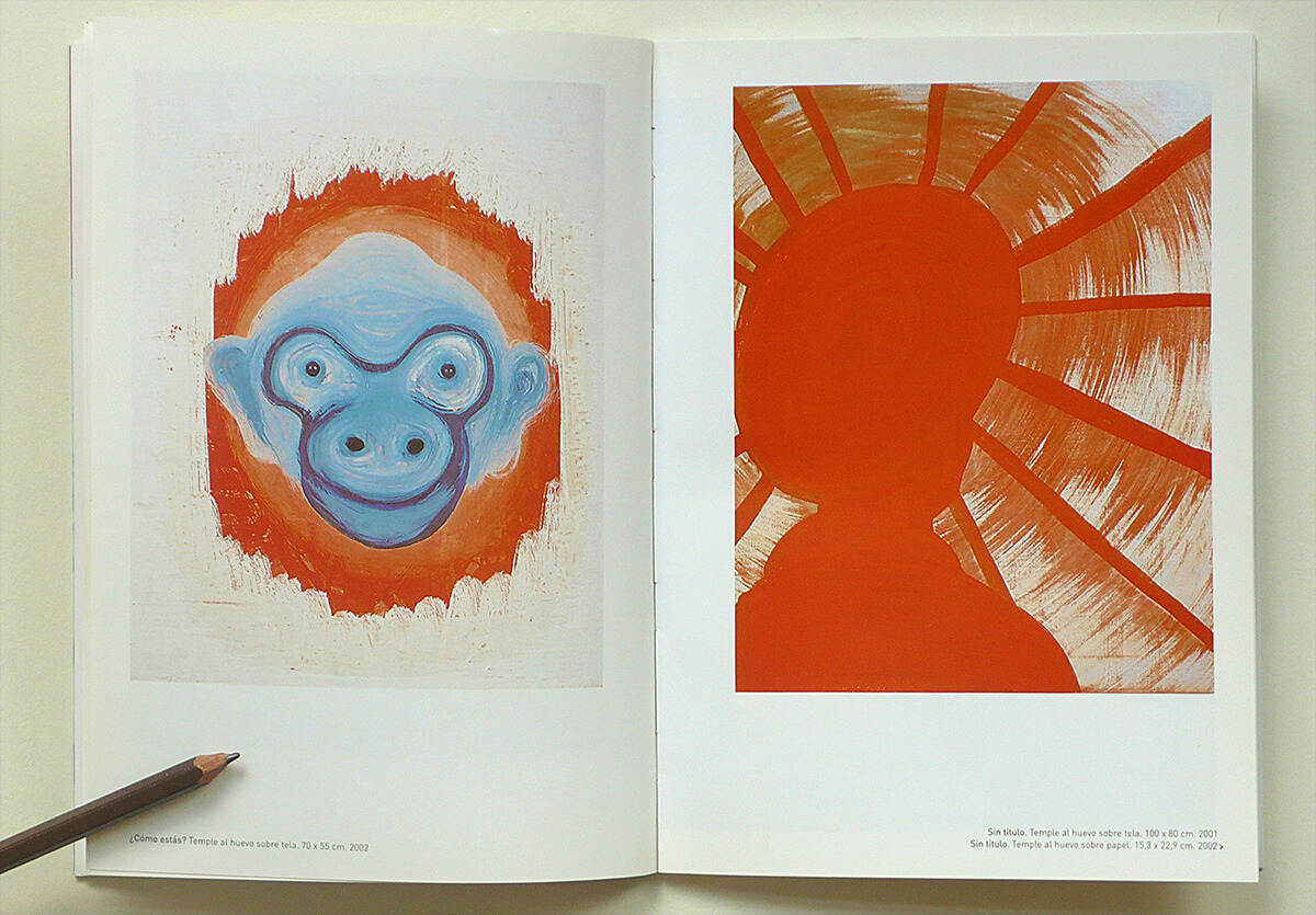 Hide and seek, page 11+12 of 40 pages, 21 x 29 cm, 2003
