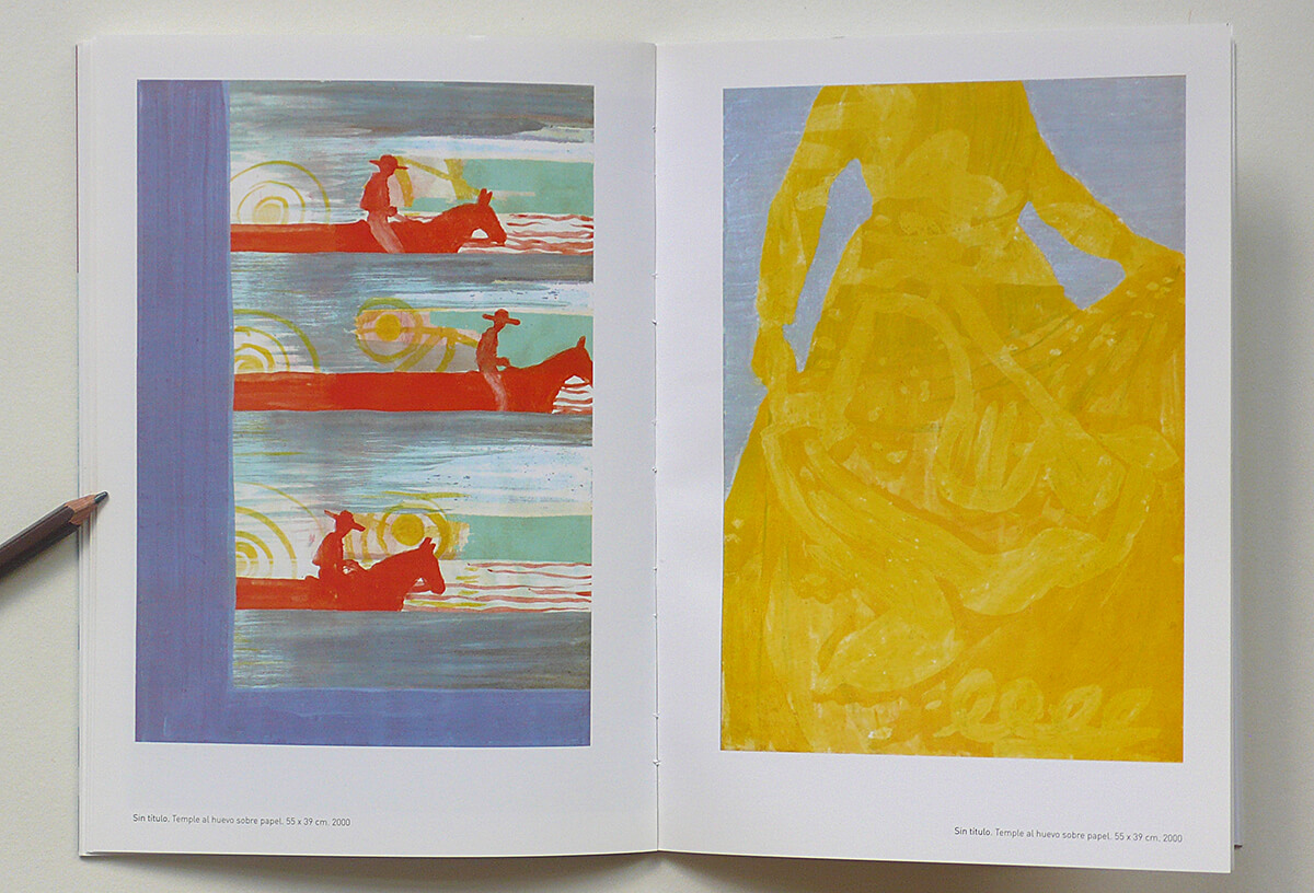 Hide and seek, page 14+15 of 40 pages, 21 x 29 cm, 2003