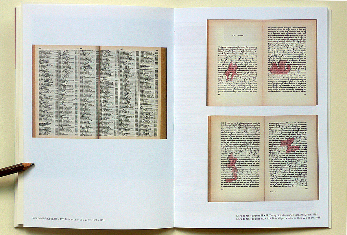 Hide and seek, page 23+24 of 40 pages, 21 x 29 cm, 2003