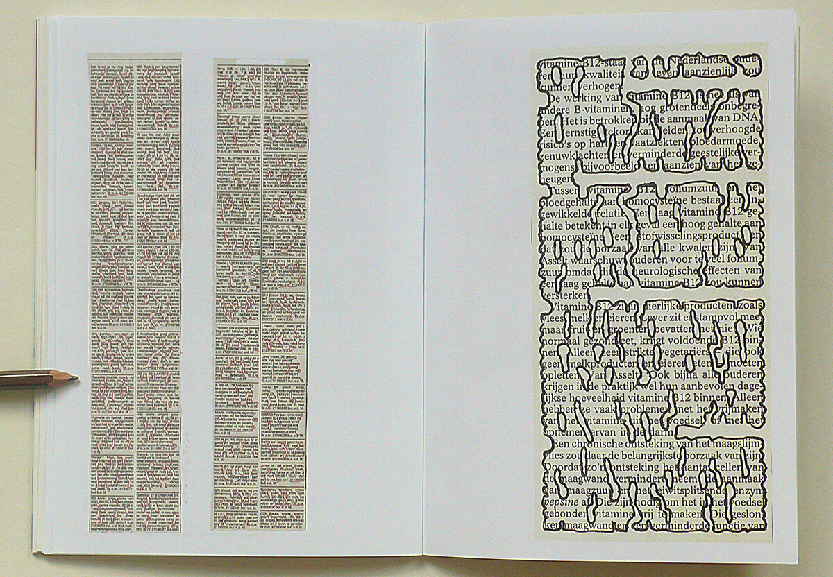 Hide and seek, page 28+29 of 40 pages, 21 x 29 cm, 2003