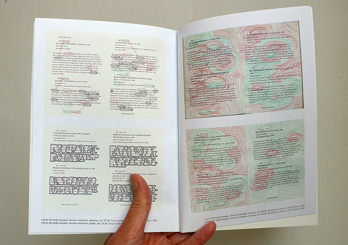 Hide and seek, page 34+35 of 40 pages, 21 x 29 cm, 2003